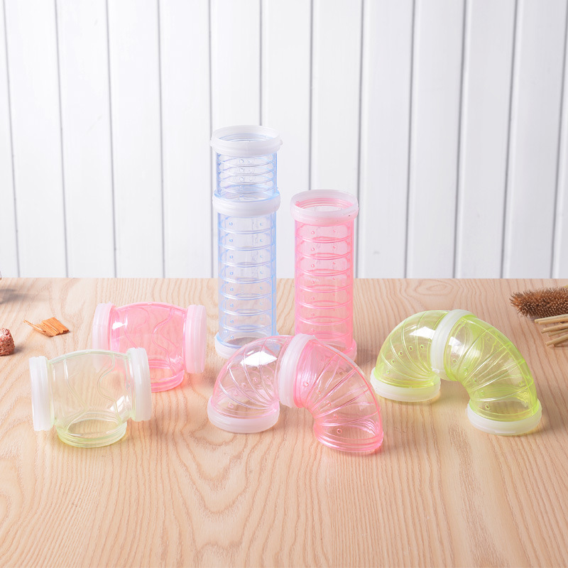 Hamster external pipe 5.5cm factory manufacturer gold bear DIY external bathroom maze tunnel pet toy