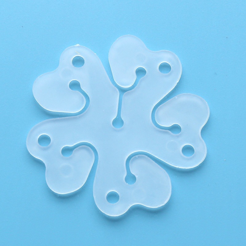 Wholesale balloon accessories plum blossom card holder wedding room decoration flower-shaped balloon clip new five-in-one