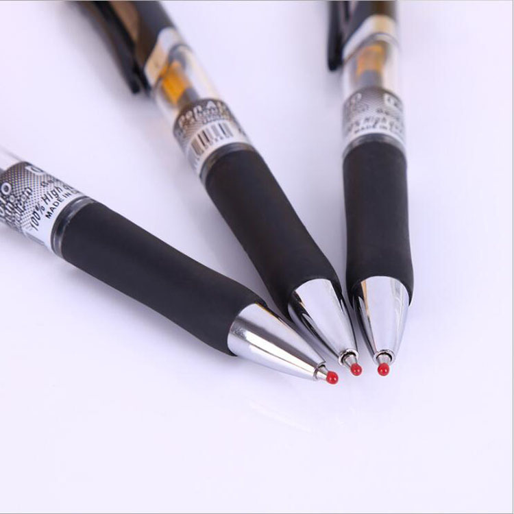 Office stationery press pen large capacity carbon bullet press gel pen 0.5 water pen wholesale signature pen