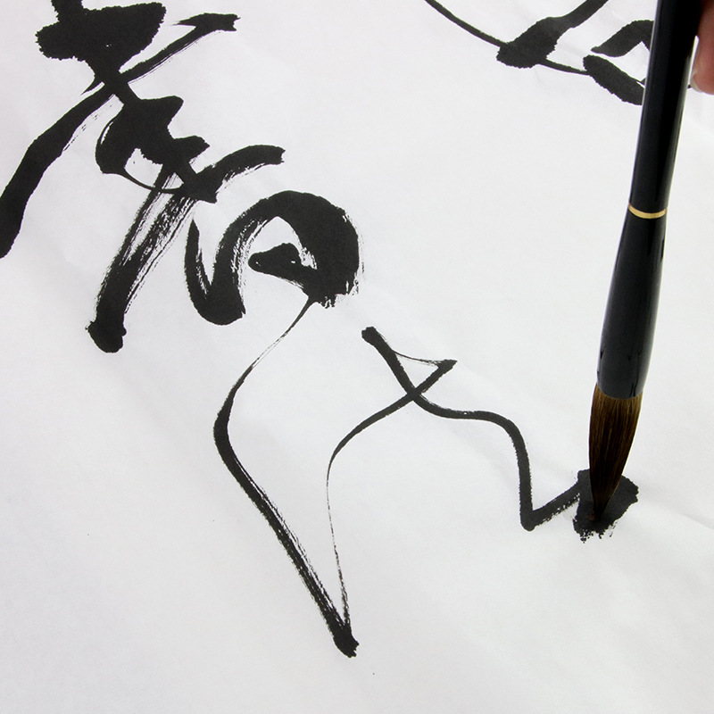 Zhang Ziguang Metal Pen Pen Brush Ink Paper Inkstone Four Treasures of the Study and Small Case Chinese Painting Calligraphy Brush Set