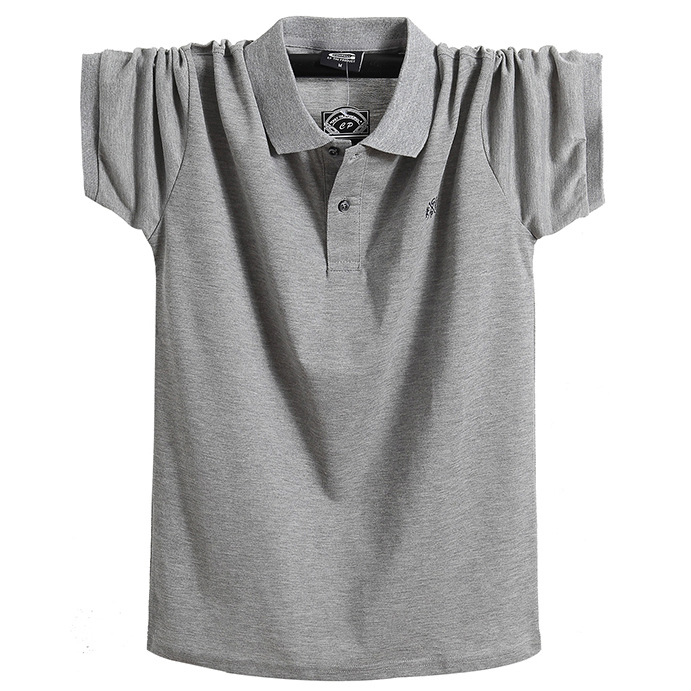 Add fertilizer to increase short sleeve 1807 oversize lapel short sleeve youth sweat cotton polo shirt a generation of hair