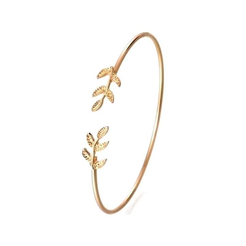Factory wholesale cross-border hot accessories European and American leaf bracelet bracelet jewelry jewelry small goods