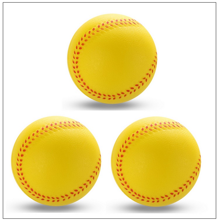 Soft baseball PU baseball foam baseball elastic ball PU pressure softball foam softball student baseball