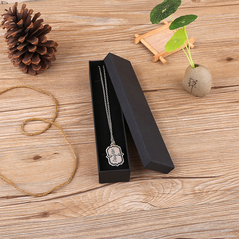 Factory sales Kraft paper cover jewelry packaging box jewelry ring pendant necklace box spot wholesale