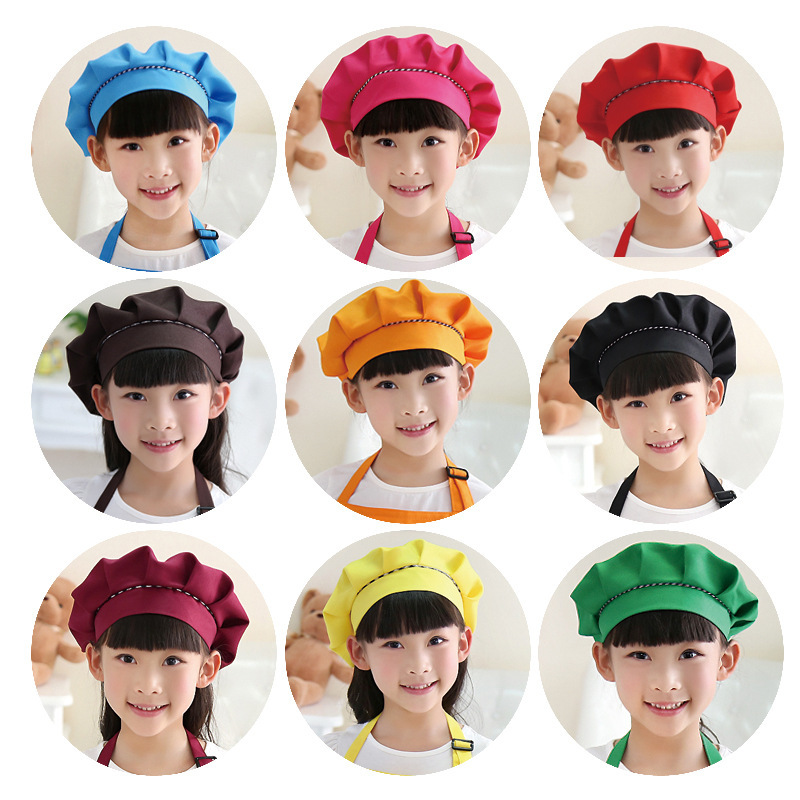 子供コック帽子親子帽子ベビー帽子エプロン帽子幼児ダンスクリスマス元旦子供コック帽子|undefined