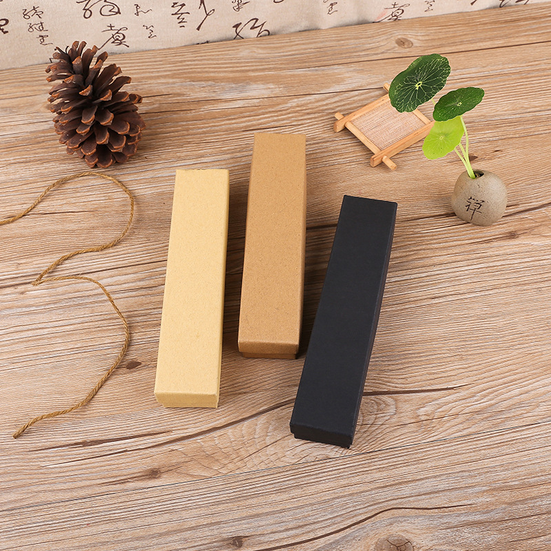 Factory sales Kraft paper cover jewelry packaging box jewelry ring pendant necklace box spot wholesale