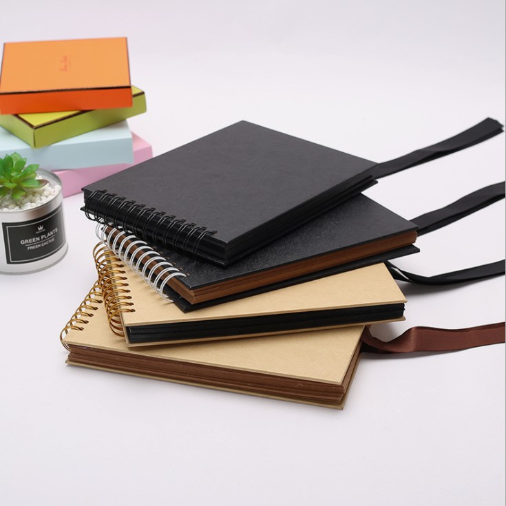 Thin ribbon clip A4 page-turning photo album creative handmade gift album factory direct Amazon