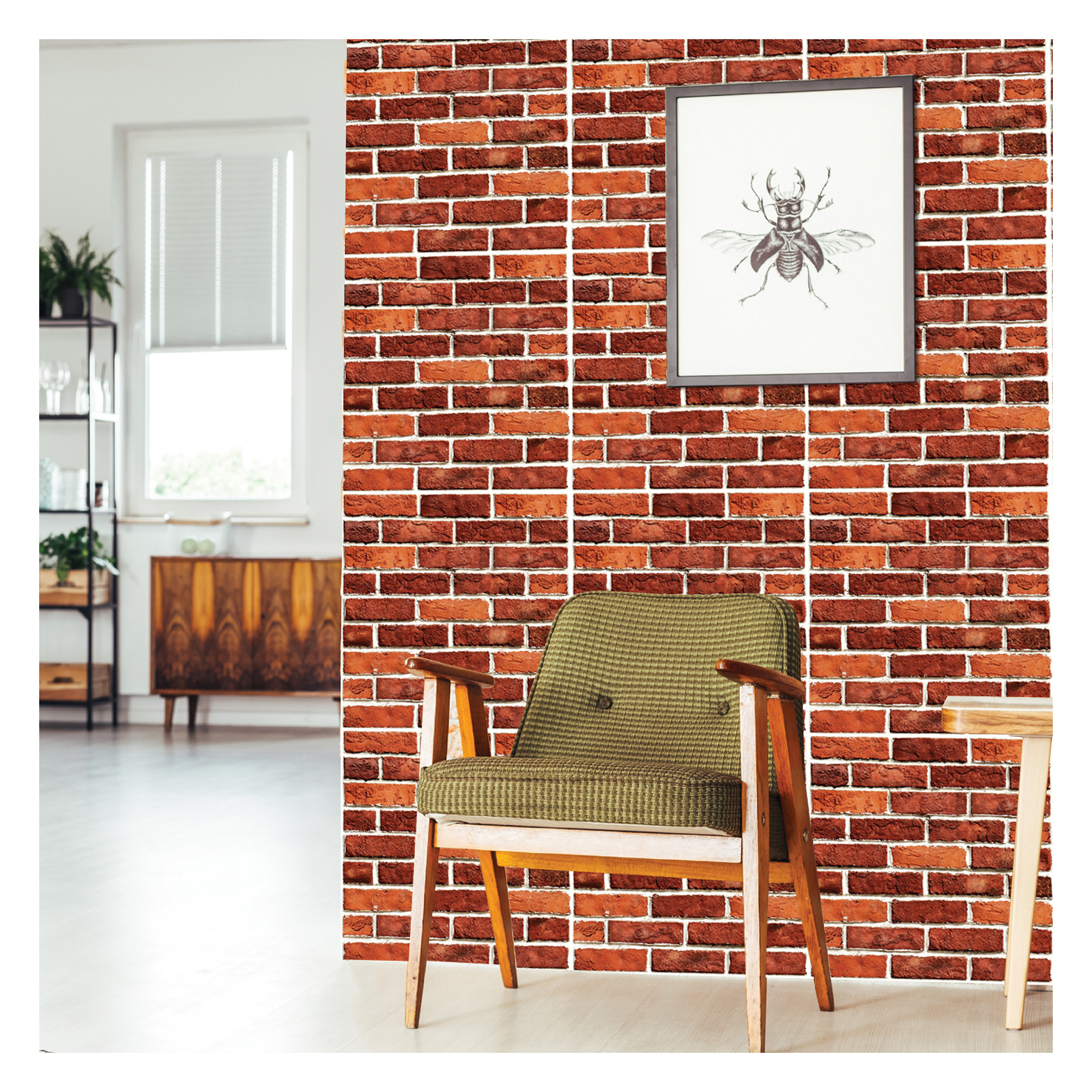 Spot wholesale 3d three-dimensional waterproof heat insulation sound-absorbing background wall wall stickers self-adhesive wallpaper manufacturers wholesale