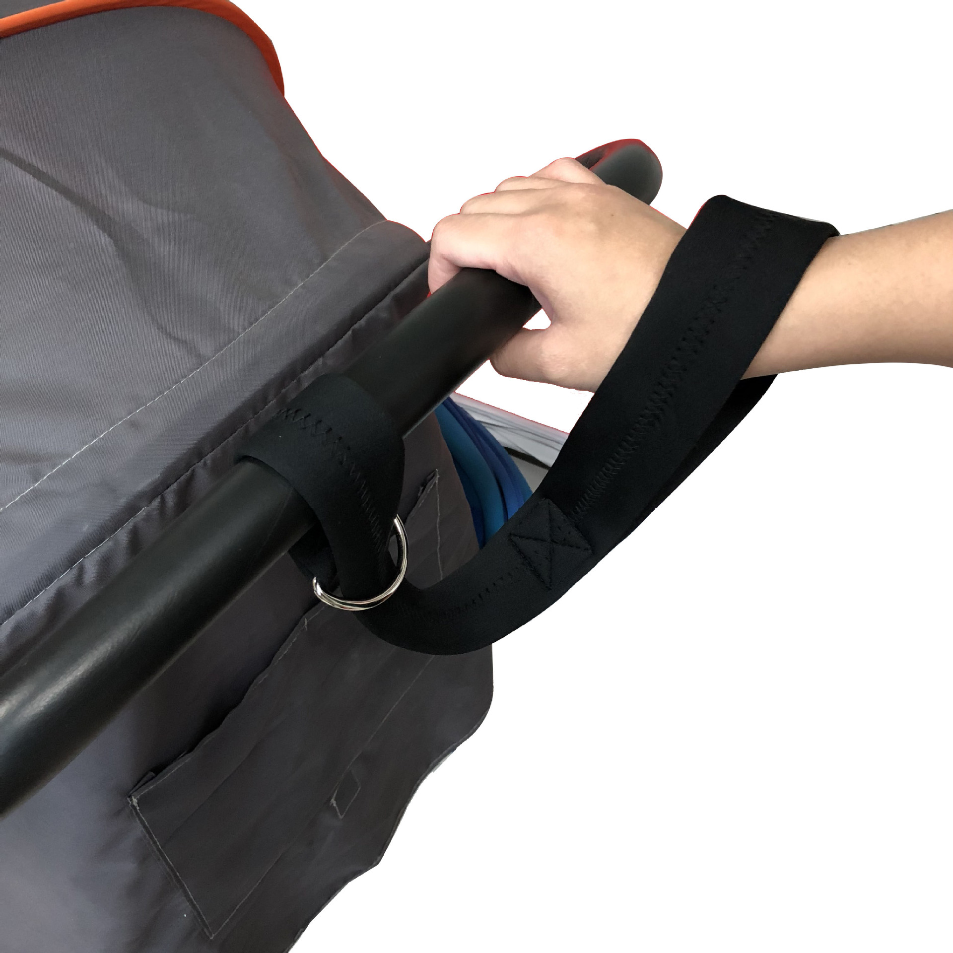 Baby stroller safety belt stroller handrail with diving material high elastic stroller umbrella stroller safety belt