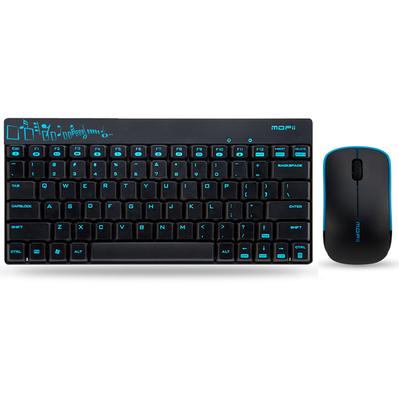 MOFII Skyscraper X210 Wireless Keyboard Mouse Set Mini Notebook Multimedia Power Saving Home Office