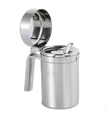 304 Stainless Steel Oil Pot Kitchen Supplies Sesame Oil Bottled Oil Tank Household Oil Drum Dust-proof Leak-proof Oil Bottle