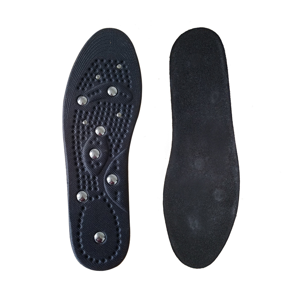 Amazon hot selling memory cotton Magnetotherapy insole magnet massage breathable Magnetotherapy insole men's and women's magnetic insole