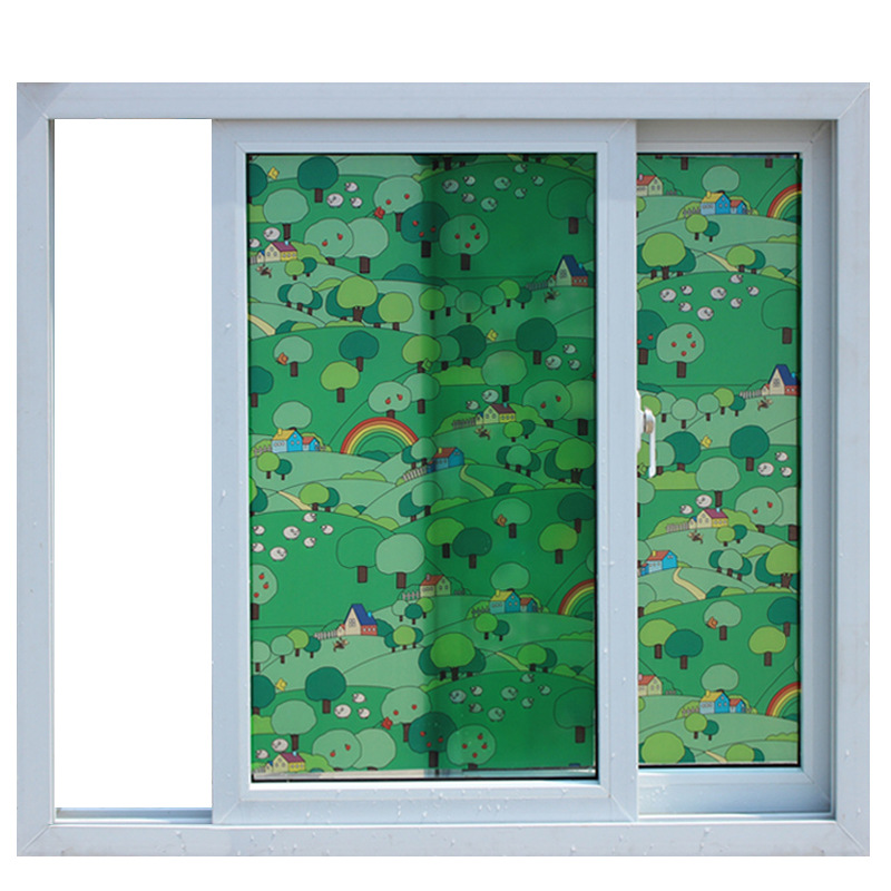 45cm wide glass film transparent opaque self-adhesive frosted window stickers explosion-proof film toilet window stickers window paper