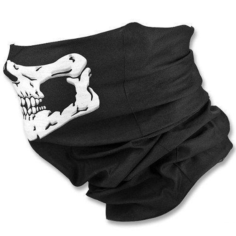 Skull seamless headscarf outdoor cycling sports mask Halloween props multifunctional windproof magic headscarf