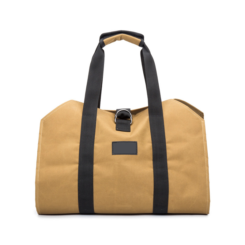 Spot convenient outdoor portable wood storage bag Oxford cloth firewood bag outdoor large capacity logging bag Wood bag