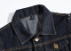 Men's large size black denim vest foreign trade Men's customizable vest waistcoat men's Korean style
