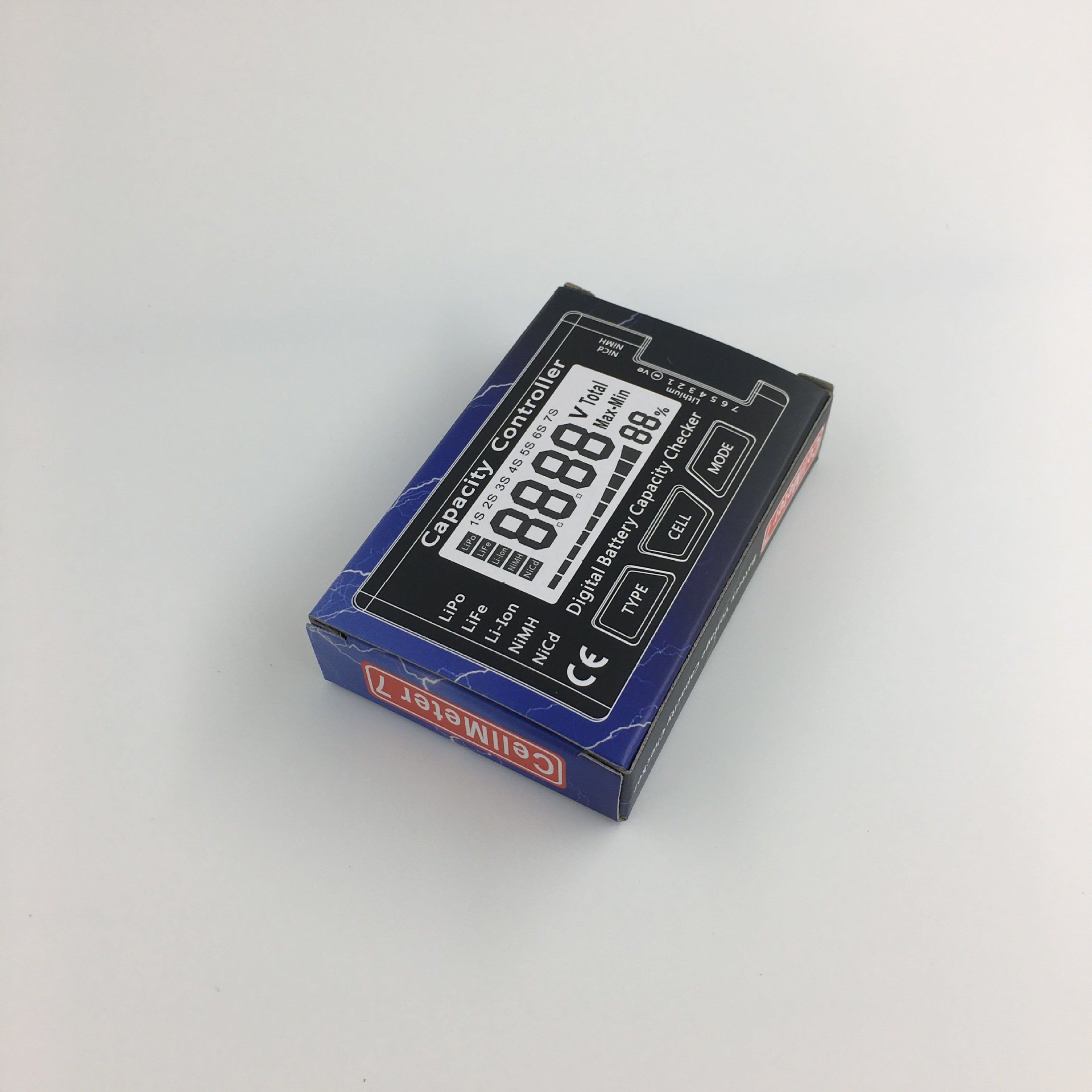 Digital measuring electric quantity voltage with screen display cellmeter7 1-7s aircraft model lithium battery tester