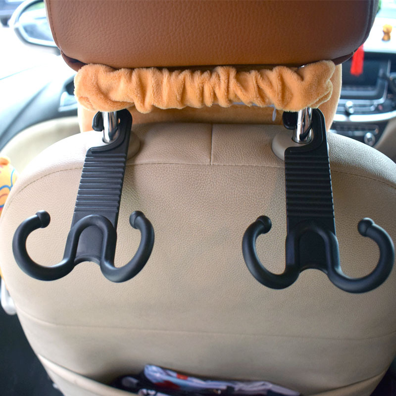 Car small hook car double hook seat back headrest hook creative invisible beverage hook cross-border supply 1 pair