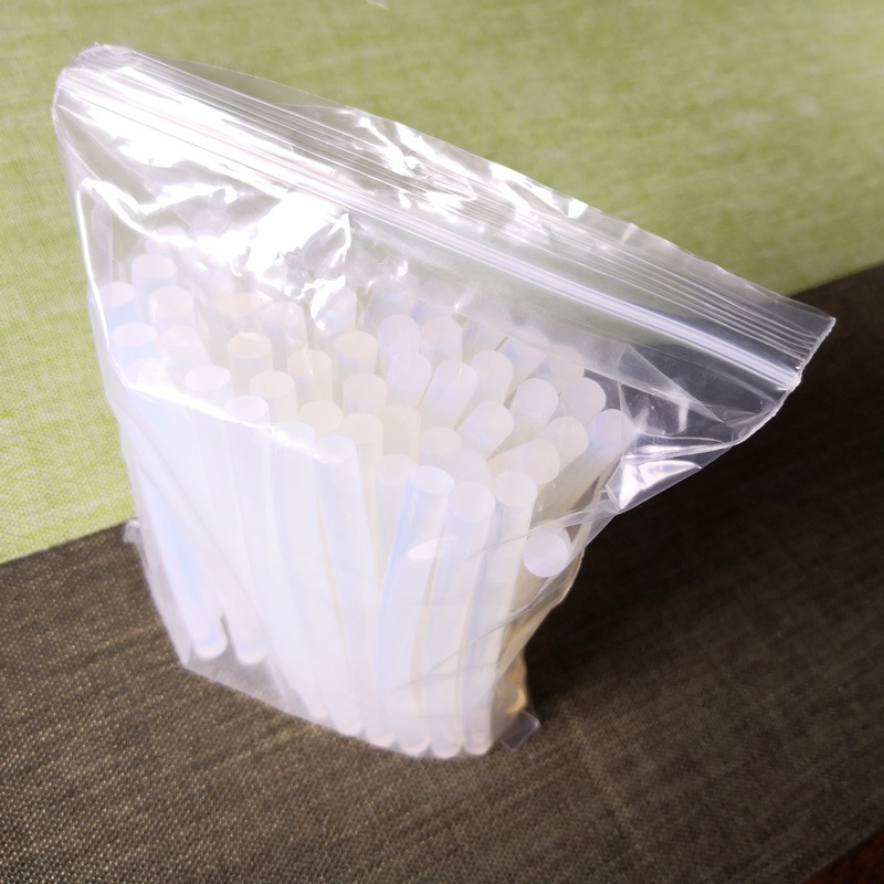50 pces/bag hot melt glue stick high viscosity small packaging small glue stick cross-border e-commerce hot selling portable glue stick