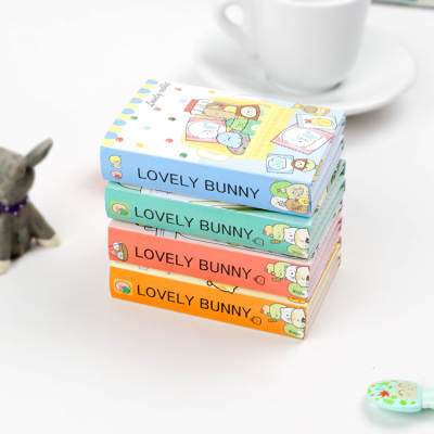 2042 Korea Stationery Biology Six-fold Post-it Notes Corner Animal Carnival Notes Cartoon N-Times Stickers