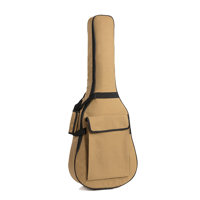 Wholesale printable wooden guitar bag 36 39 40 41 inch folk classical shoulder padded waterproof piano bag Black