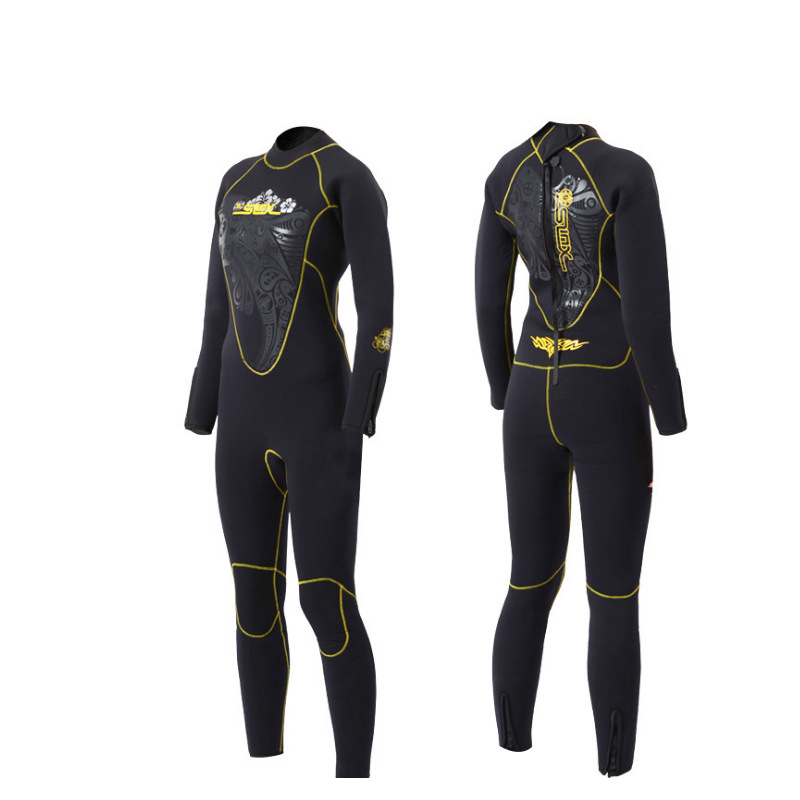 Wetsuit for women 5mm thickened Serex SLINX wetsuit for women with zipper opening and velvet lining