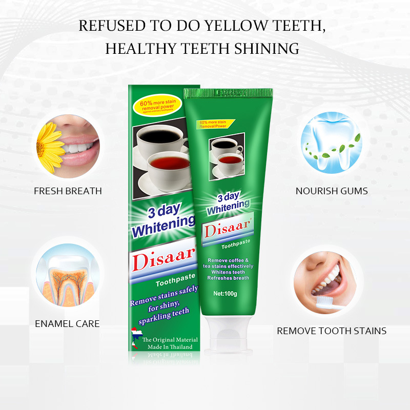 Cross-border Disaar coffee stain toothpaste breath fresh teeth clean oral care wholesale toothpaste