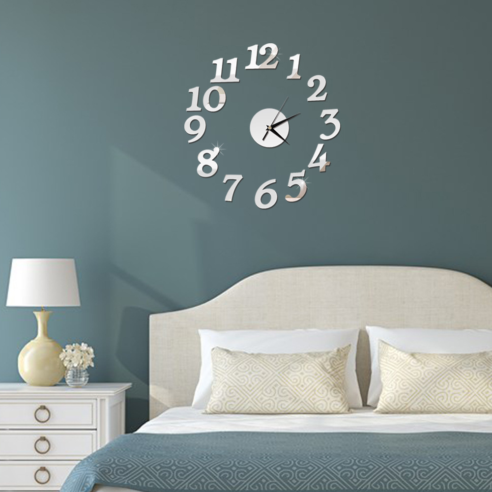 Creative DIY wall clock creative digital wall clock art clock digital wall clock fun clock