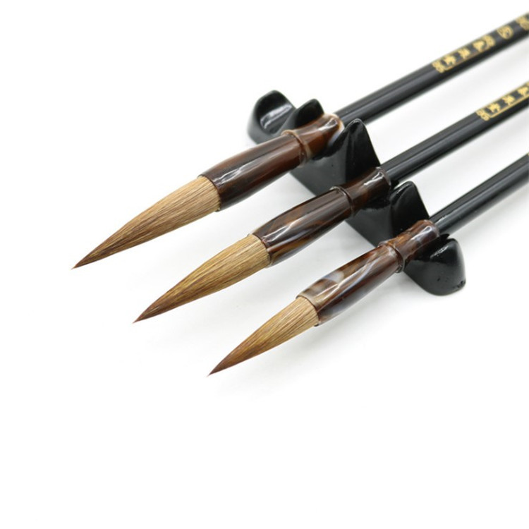 Wholesale student wolf brush beginners training class calligraphy traditional Chinese painting large and small case cursive script brush