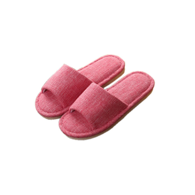 Strict selection of new spring and autumn handmade slippers for men and women home indoor warm leisure floor non-slip comfortable linen slippers