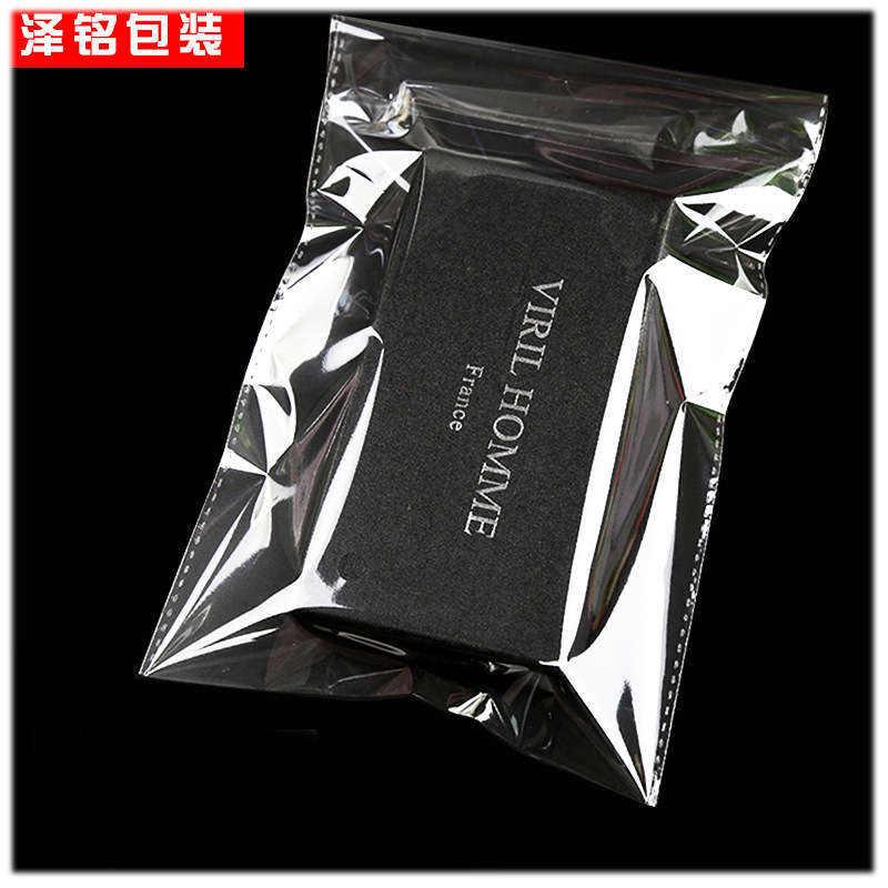 Spot wholesale OPP bag 30*60 self-adhesive transparent plastic bag clothing packaging bag can be printed LOGO