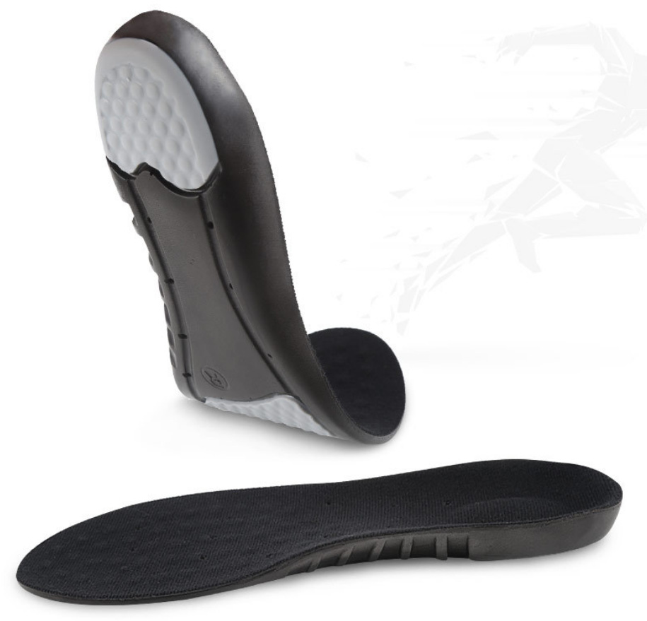 PU Sports Insoles Men and Women's Sweat Absorbing Breathable Shock Absorbing Running Basketball Insoles Four Seasons Thickened Casual Insoles