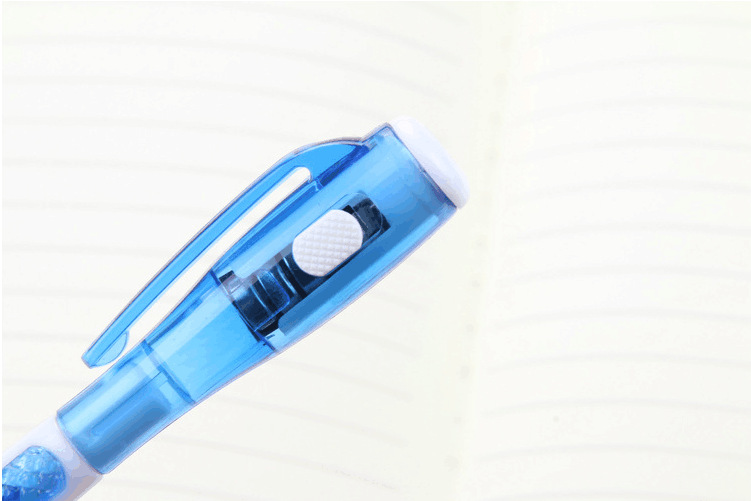 Creative ballpoint pen cute new strange with light luminous flashlight multifunctional ballpoint pen student gift