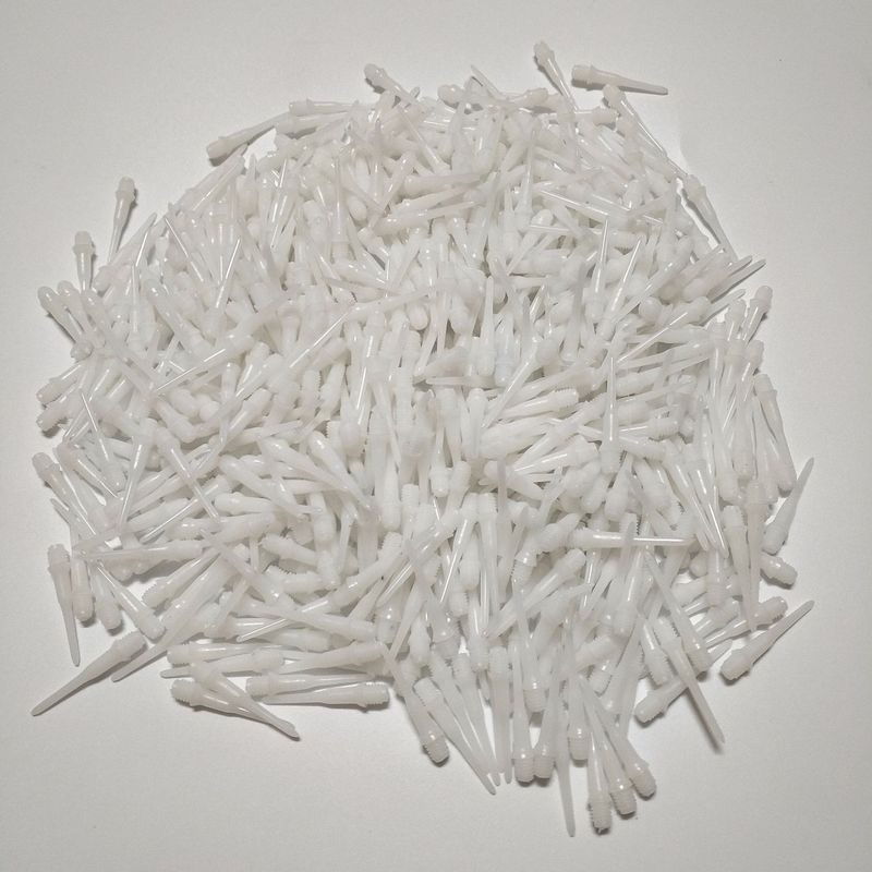 2ba電子ダーツヘッド安全プラスチックヘッドダーツ先端安全 (ソフトタイプ) 27mm長さ黒/白|undefined