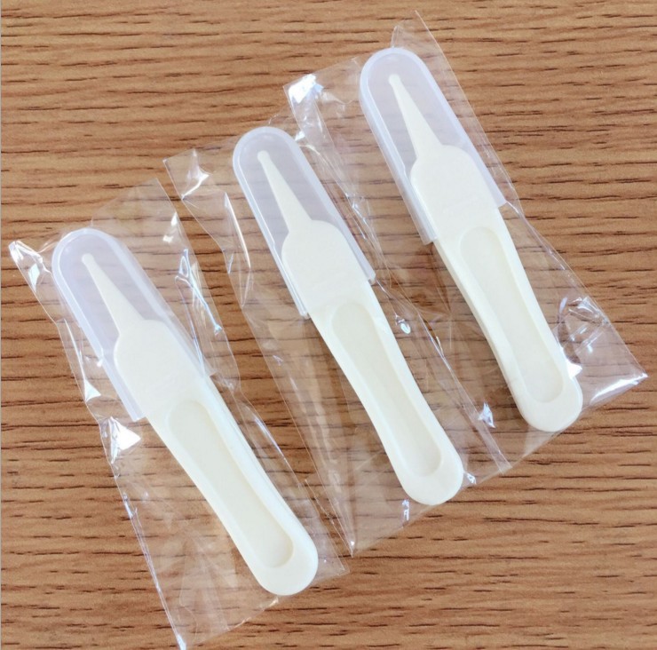 opp bag toiletries baby Booger clip baby daily care cleaning tweezers round head clip