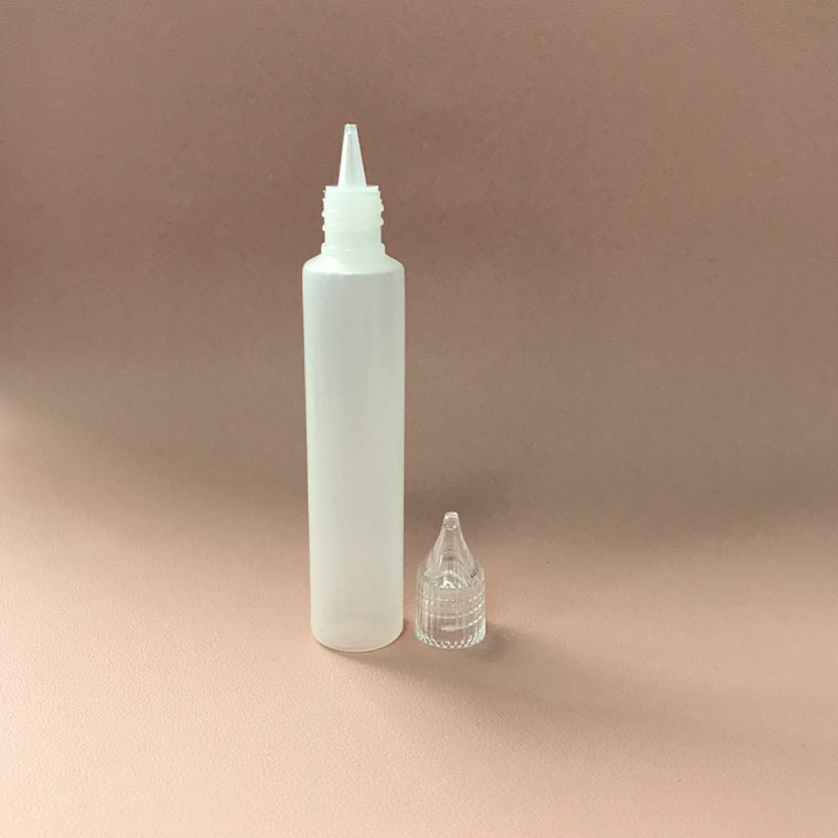 Smoke Oil bottle pen-shaped fuel bottle 30ml long Unicorn bottle small oil bottle crystal cover transparent soft