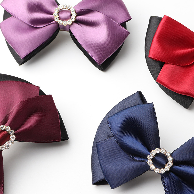 Professional women's head Flower Net pocket hospital nurse hair net bank stewardess hotel staff work round diamond disc hair accessories