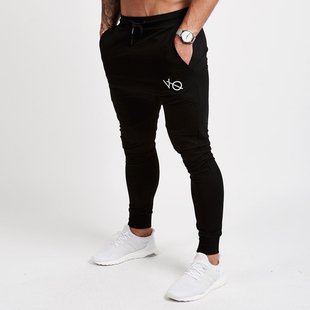 Muscle fitness brothers spring and autumn men's sports leisure slim pants cotton elastic running exercise pants wholesale