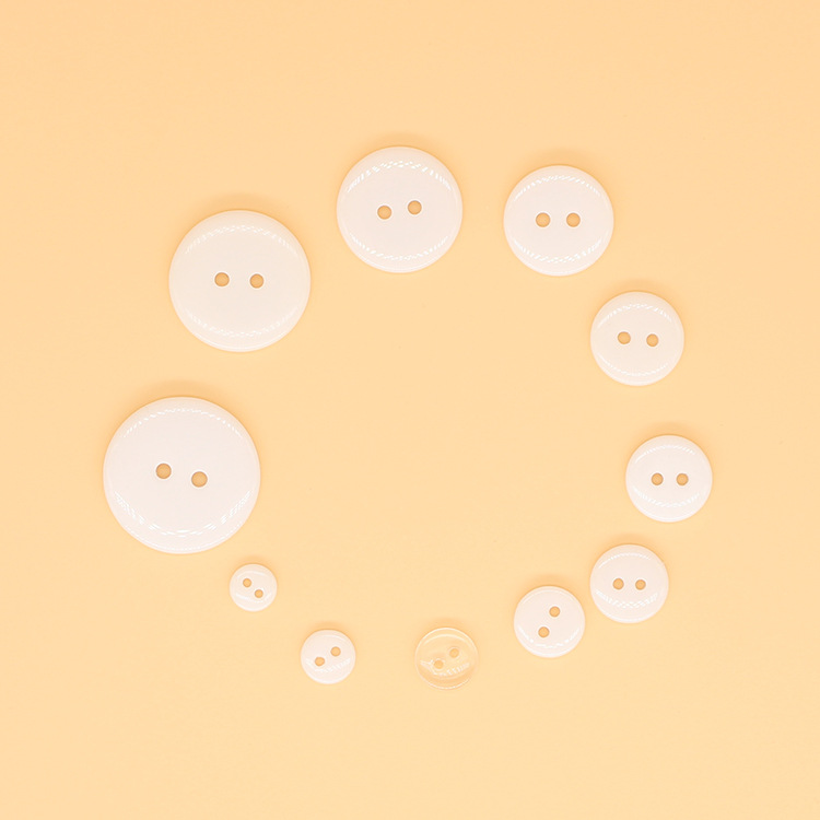 Factory direct supply spot wholesale internal buckle internal buckle double-sided bread buckle maternity adjustment two-eye two-eye resin buckle