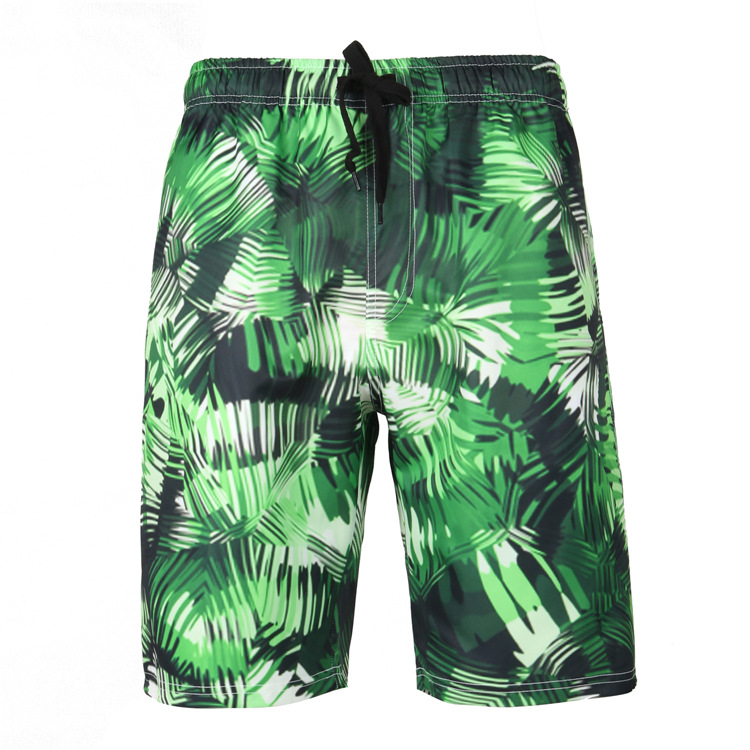 2023 Summer New Amazon Men's Quick-drying Beach Pants Large Size Printed Shorts European and American Summer Sports Pants