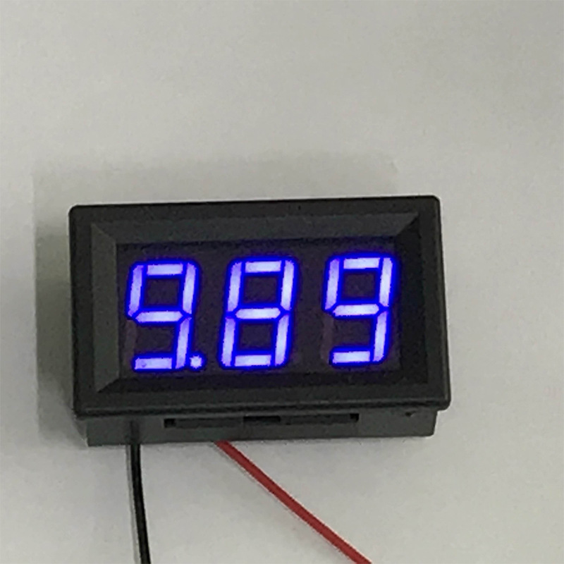 Two-line DC voltmeter head DC3.5V-30.0V digital voltmeter 0.56 lED digital tube digital display meter head