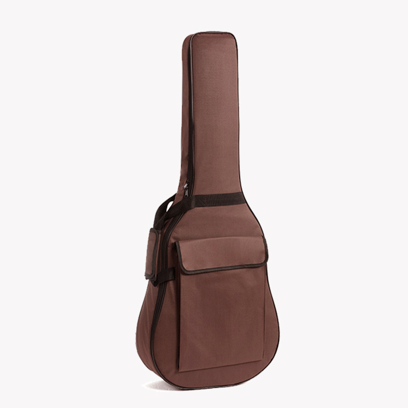Wholesale printable wooden guitar bag 36 39 40 41 inch folk classical shoulder padded waterproof piano bag Black