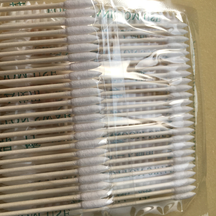Cotton swab secondary industrial dust-free cotton swab wiping lens precision instrument double-headed disposable purification cotton swab supply