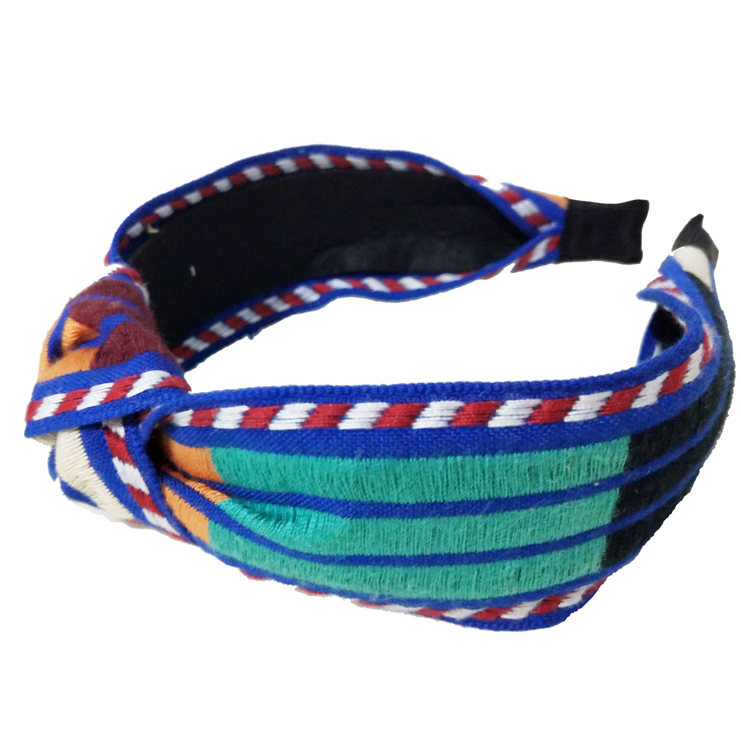 Korean Style Contrast Color Fashion Color Block Knot Hair Band Hair Band 81103