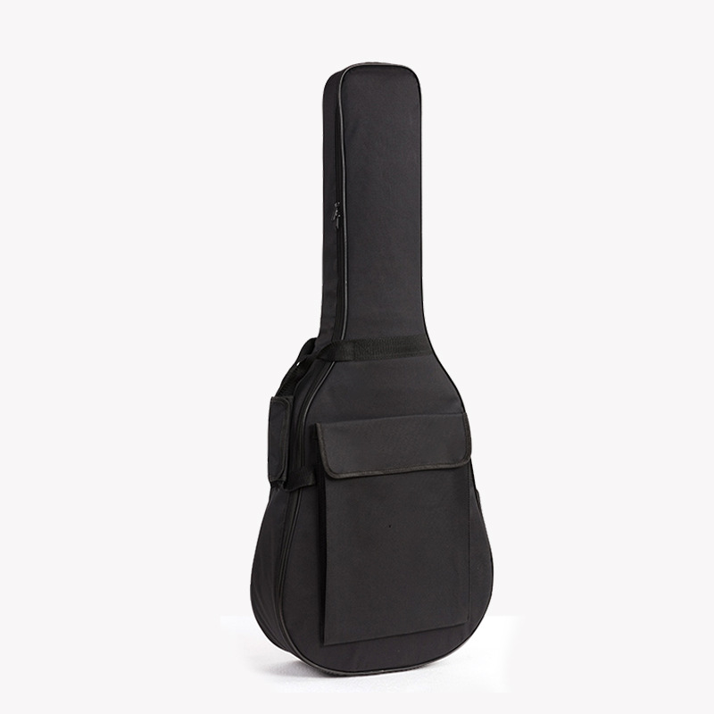 Wholesale printable wooden guitar bag 36 39 40 41 inch folk classical shoulder padded waterproof piano bag Black
