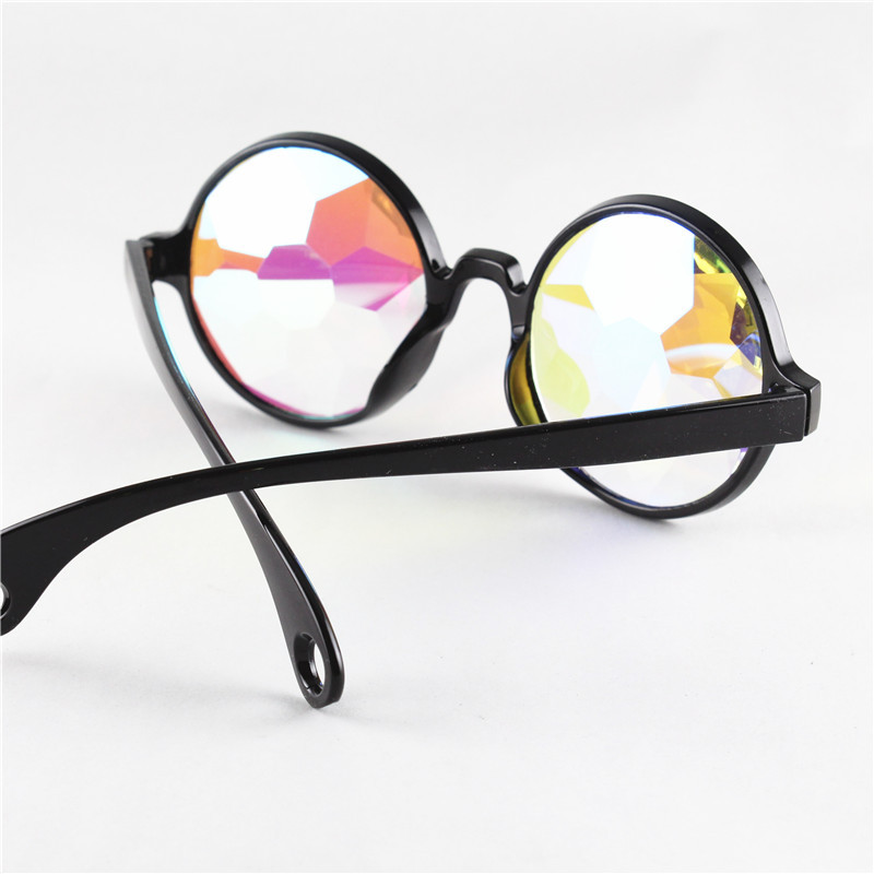 Kaleidoscope concert sunglasses glass prism mosaic glasses night performance costumes with sunglasses
