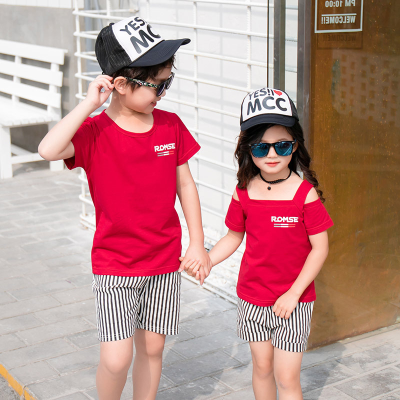 Cross-border supply Korean fashion brand parent-child clothes summer short sleeve powerful merchants source factory goods one-piece delivery