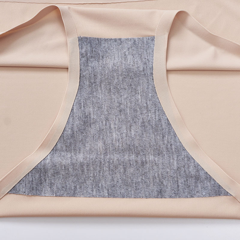 New this year red girls underwear Ice Silk seamless one-piece briefs large size waist mask pants wholesale