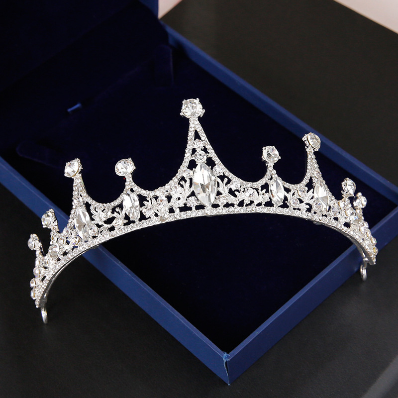 Bridal Crown Baroque Crystal Pretty Crown Bridal Wedding Headwear Photo Studio Wedding Dress Accessories Beauty Accessories