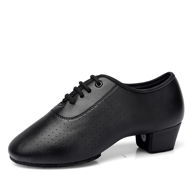 Cool Color Betty Dance Shoes Men's and Women's Children's Latin Dance Shoes Practice Shoes Cha Soft Sole Middle Heel Dance Shoes Autumn and Winter
